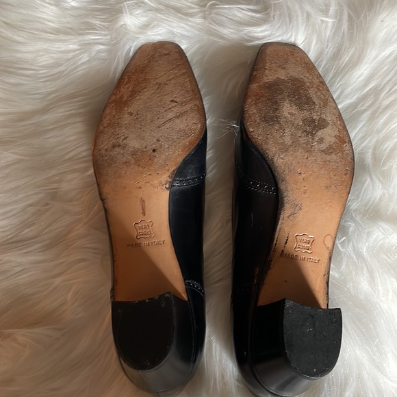 Salvatore Ferragamo Tassle block heel Sz. 7.5 - Picture 7 of 10